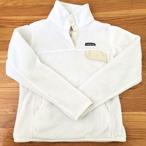 Patagonia White Fleece 1/4 Zip